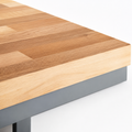 LISTA butcher block worksurface, solid hardwood slab