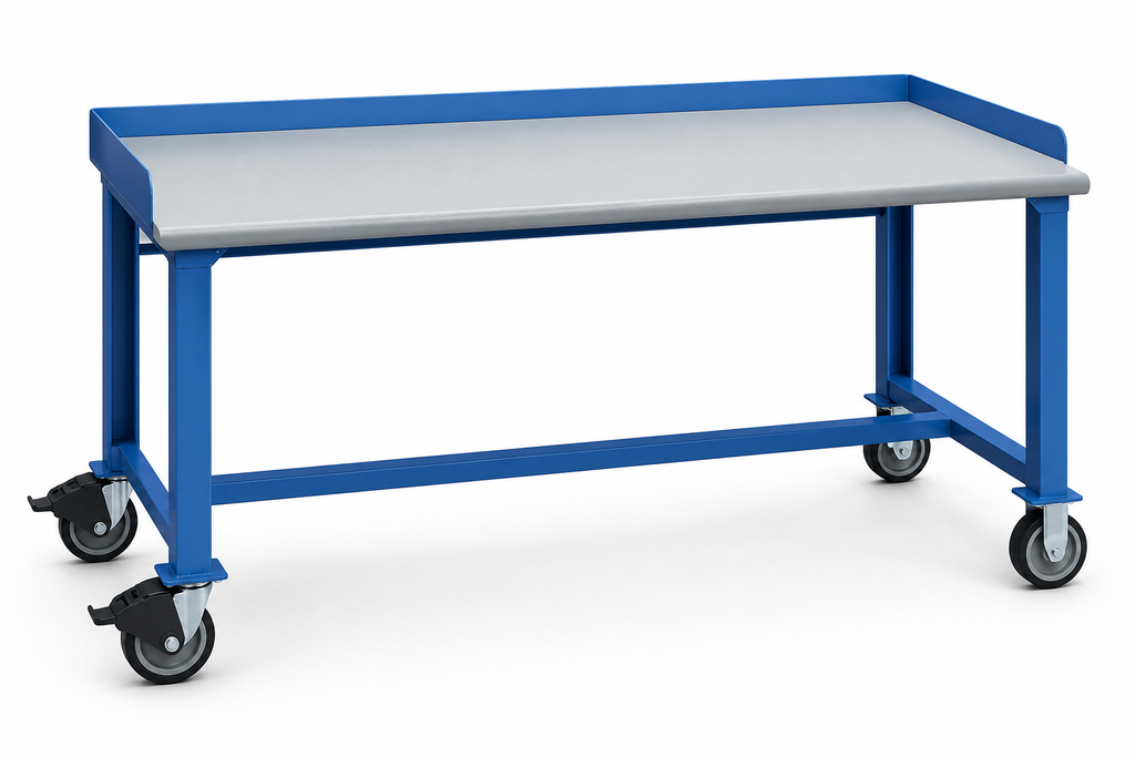 LISTA Mobile Workbench, Plastic Laminate top