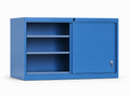 Lista shelf cabinet, wide, sliding door, 35 in
