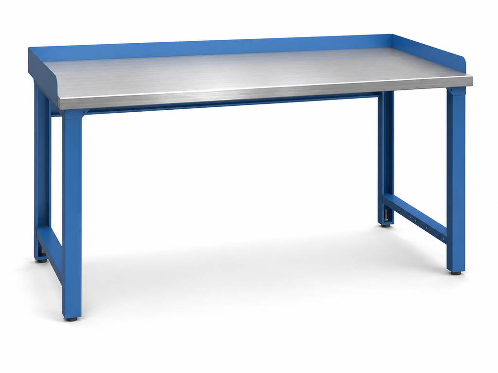 LISTA Industrial Workbench, Stainless Steel top