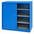 Lista shelf cabinet, wide, sliding door, 53 in