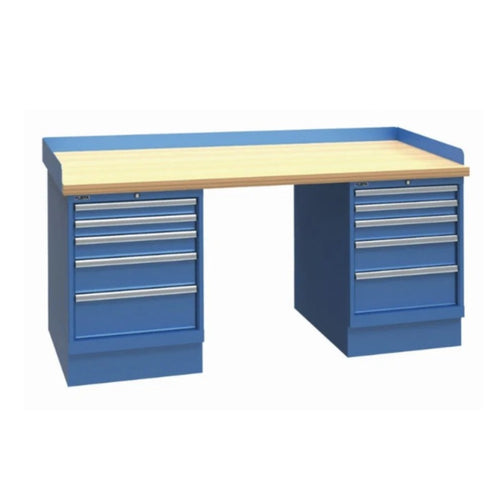 LISTA Express Dual-Pedestal Workstation, 10 Drawer (XSWB62)
